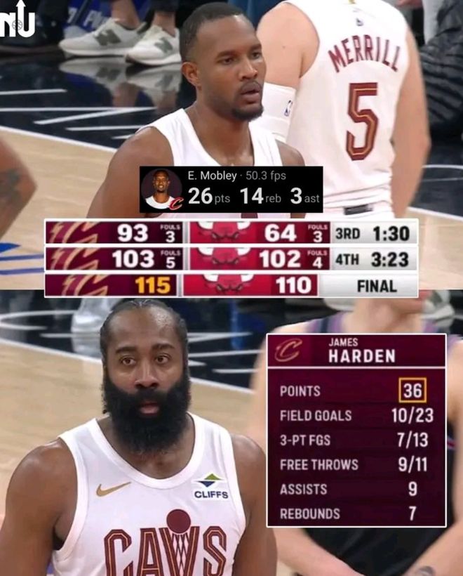 哈登36分创生涯新高率队逆转公牛取两连胜