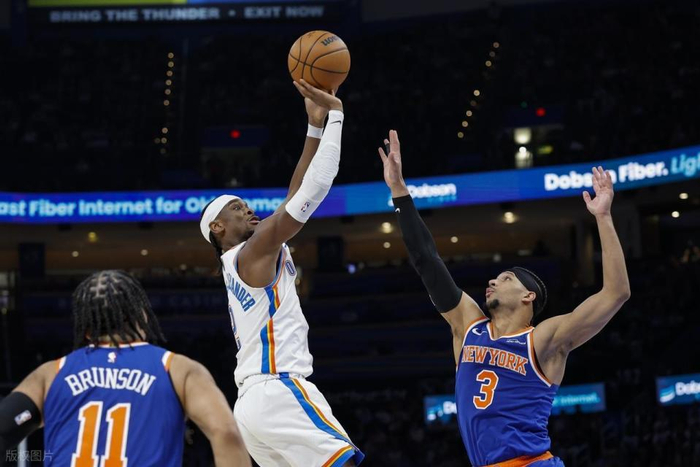 亚历山大连续20+纪录达135场 创NBA历史新高