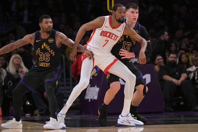 杜兰特回归火箭防守策略调整湖人G2大胜